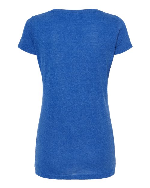 Women's Poly-Rich Scoop Neck T-Shirt - Heather Royal Back