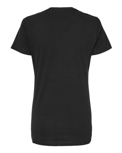Women's Premium Cotton T-Shirt - Black Back
