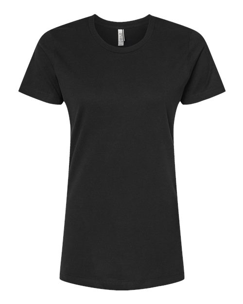 Women's Premium Cotton T-Shirt - Black Front