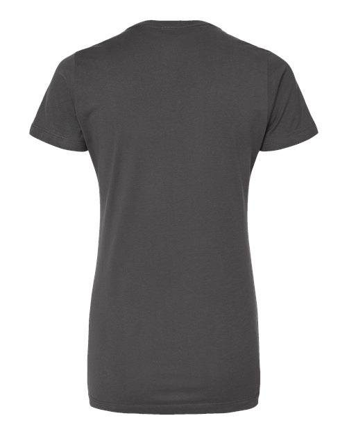 Women's Premium Cotton T-Shirt - Charcoal Back