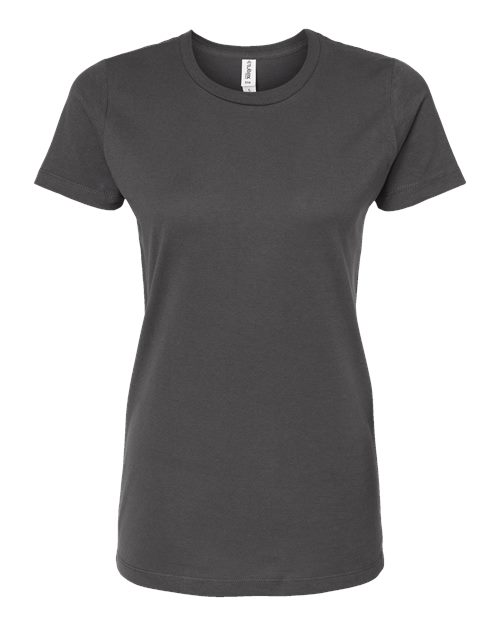 Women's Premium Cotton T-Shirt - Charcoal Front