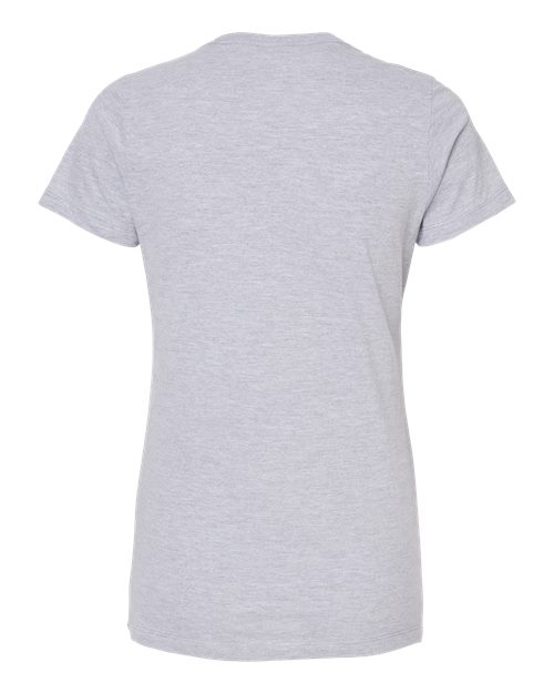 Women's Premium Cotton T-Shirt - Heather Grey Back
