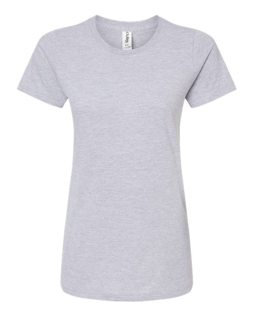 Women's Premium Cotton T-Shirt - Heather Grey Front