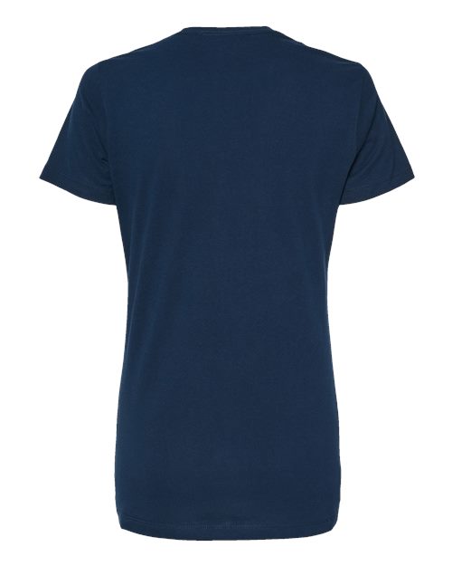 Women's Premium Cotton T-Shirt - Navy Back