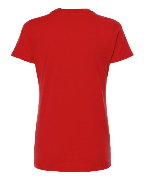 Women's Premium Cotton T-Shirt - Red Back