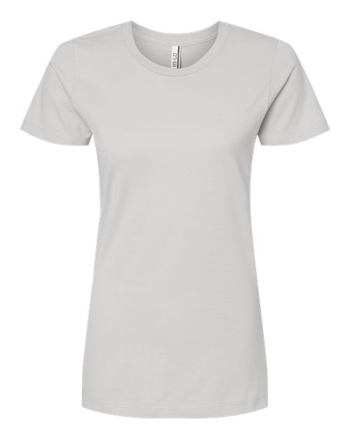 Women's Premium Cotton T-Shirt - Silver Front