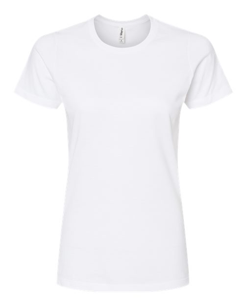 Women's Premium Cotton T-Shirt - White Front