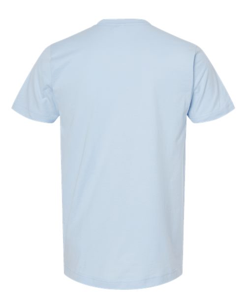 Unisex Fine Jersey T-Shirt - Baby Blue Back