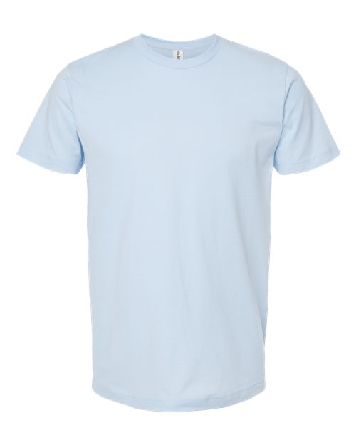 Unisex Fine Jersey T-Shirt - Baby Blue Front