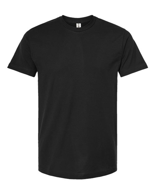 Unisex Fine Jersey T-Shirt - Black Front