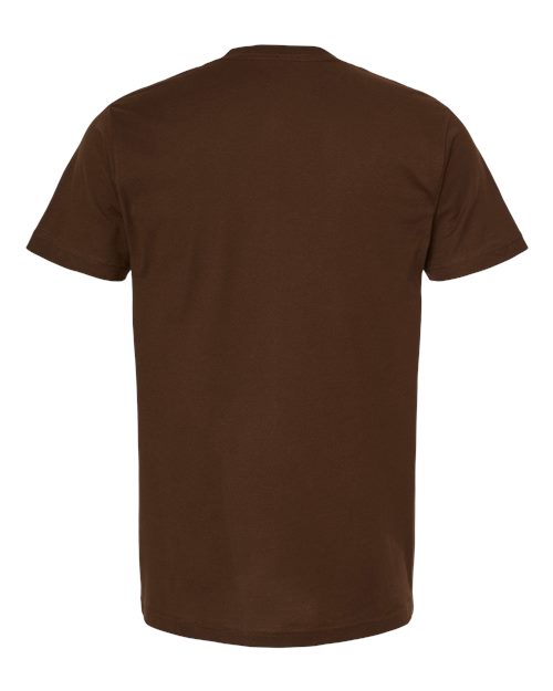Unisex Fine Jersey T-Shirt - Brown Back