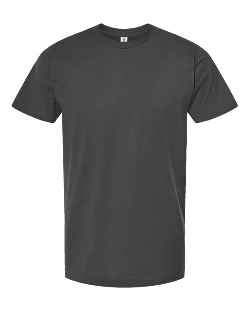 Unisex Fine Jersey T-Shirt - Charcoal Front