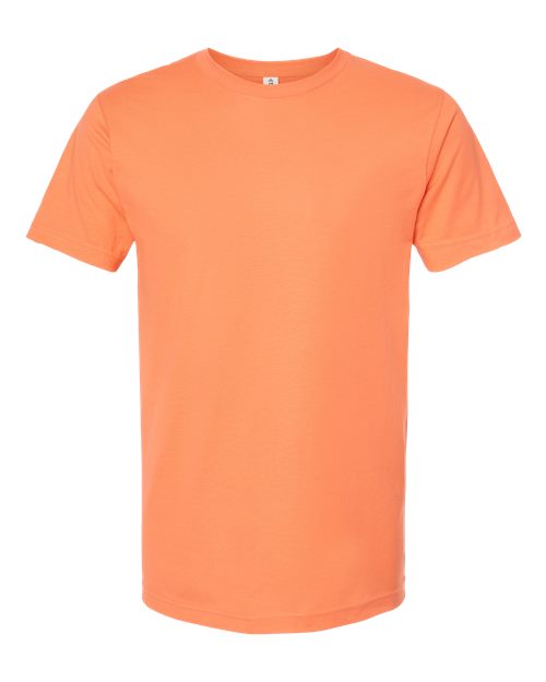 Unisex Fine Jersey T-Shirt - Coral Front