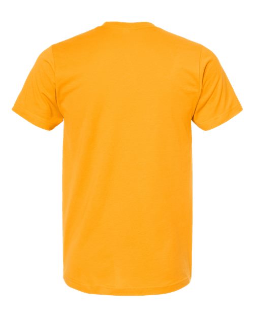 Unisex Fine Jersey T-Shirt - Gold Back