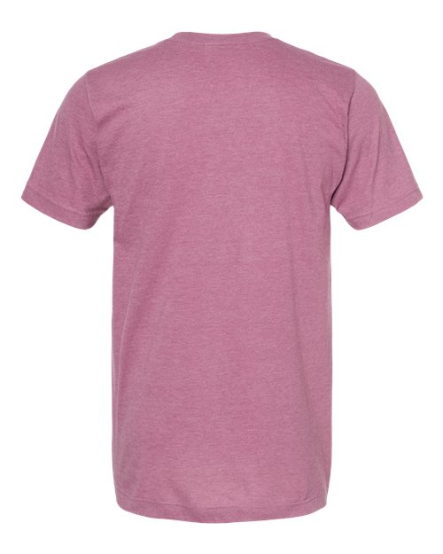 Unisex Fine Jersey T-Shirt - Heather Cassis Back