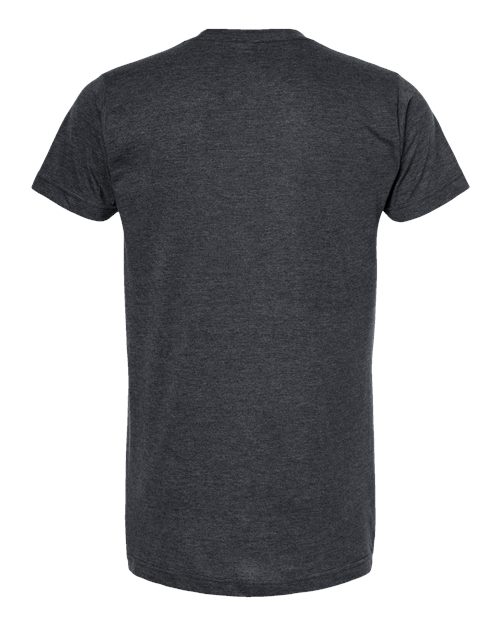 Unisex Fine Jersey T-Shirt - Heather Graphite Back