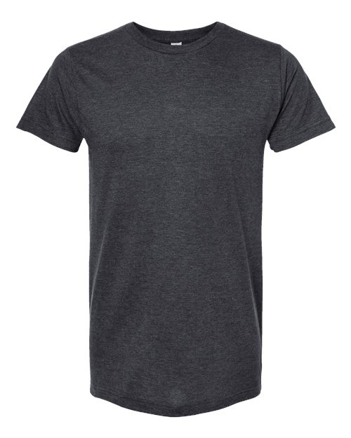Unisex Fine Jersey T-Shirt - Heather Graphite Front