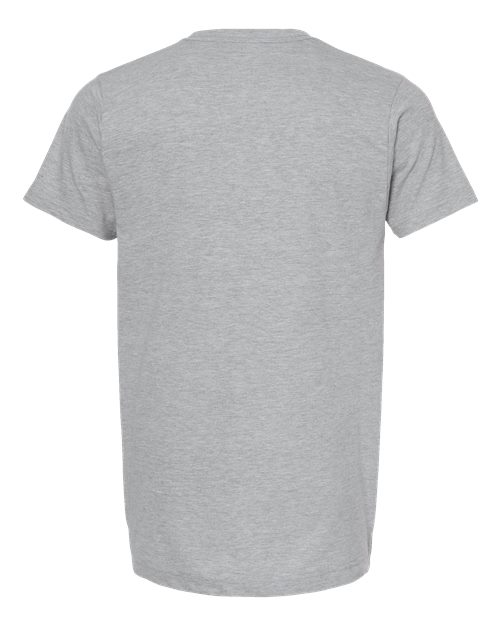 Unisex Fine Jersey T-Shirt - Heather Grey Back