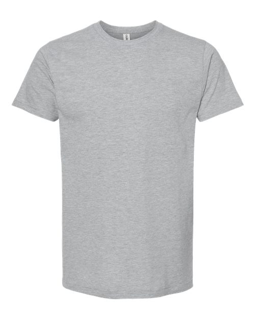 Unisex Fine Jersey T-Shirt - Heather Grey Front