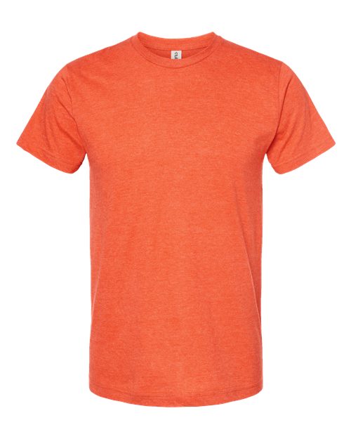 Unisex Fine Jersey T-Shirt - Heather Orange Front