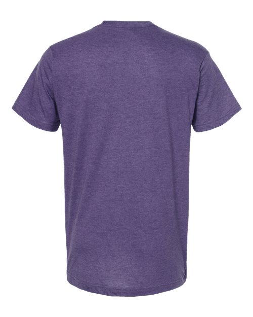 Unisex Fine Jersey T-Shirt - Heather Purple Back