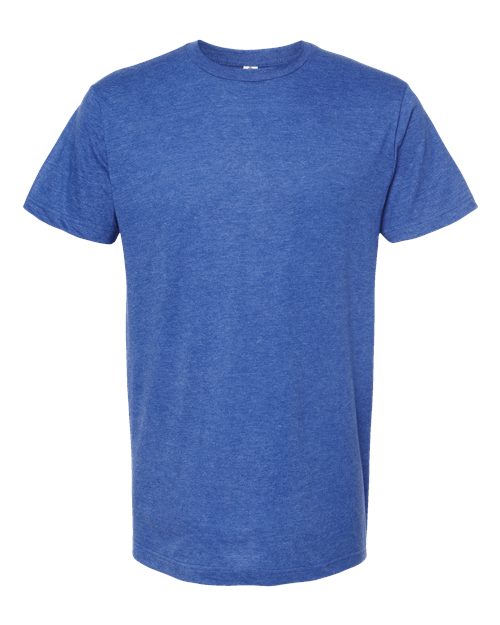 Unisex Fine Jersey T-Shirt - Heather Royal Front