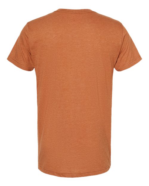 Unisex Fine Jersey T-Shirt - Heather Rust Back