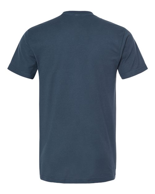Unisex Fine Jersey T-Shirt - Indigo Back