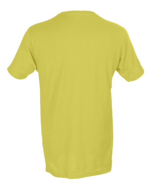 Unisex Fine Jersey T-Shirt - Lemon Back