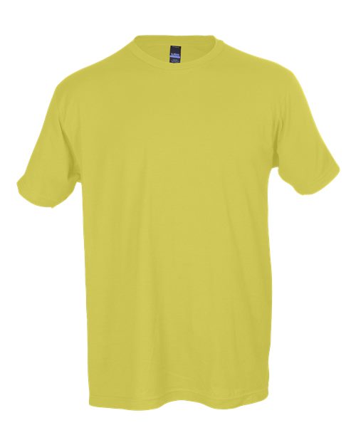 Unisex Fine Jersey T-Shirt - Lemon Front