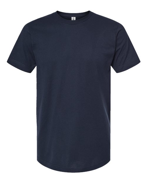 Unisex Fine Jersey T-Shirt - Navy Front