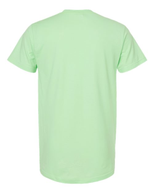 Unisex Fine Jersey T-Shirt - Neo Mint Back