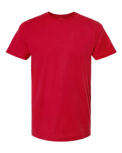 Unisex Fine Jersey T-Shirt - Red Front