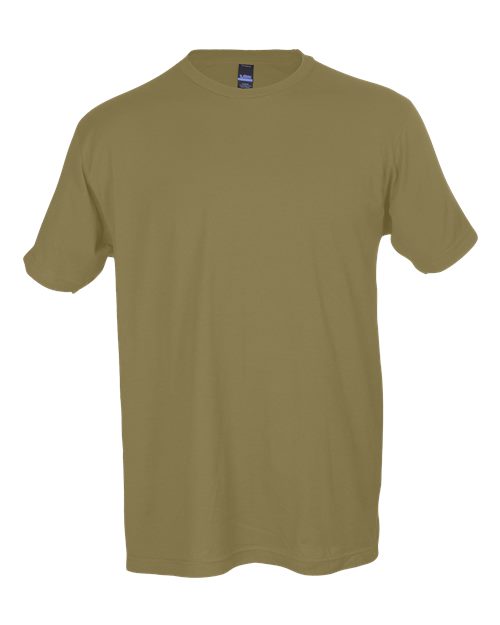 Unisex Fine Jersey T-Shirt - Sand (disc) Front