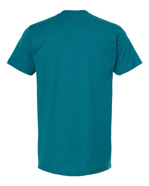 Unisex Fine Jersey T-Shirt - Teal Back
