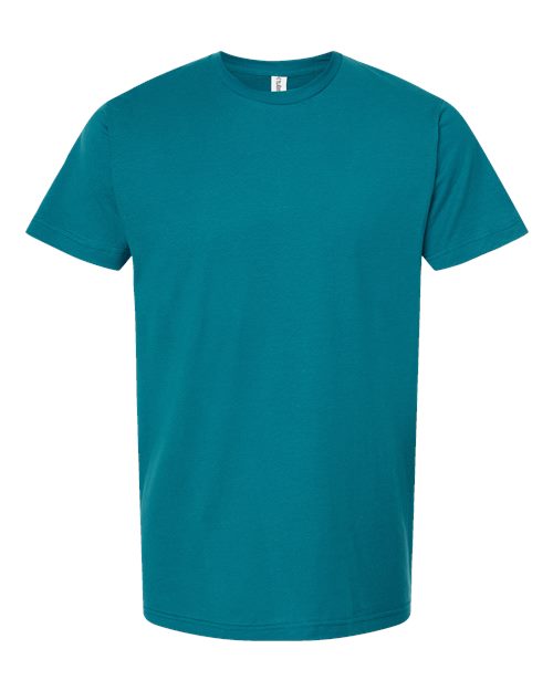 Unisex Fine Jersey T-Shirt - Teal Front