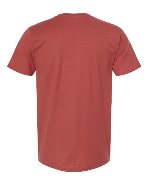 Unisex Fine Jersey T-Shirt - Terracotta Back