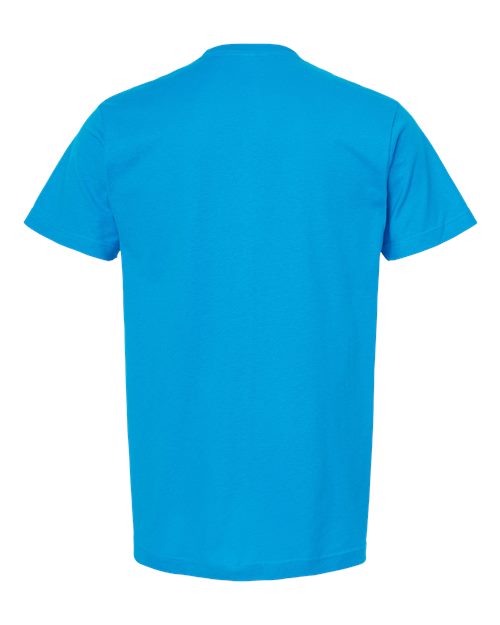 Unisex Fine Jersey T-Shirt - Turquoise Back