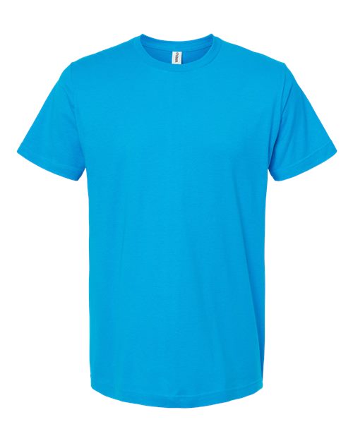 Unisex Fine Jersey T-Shirt - Turquoise Front