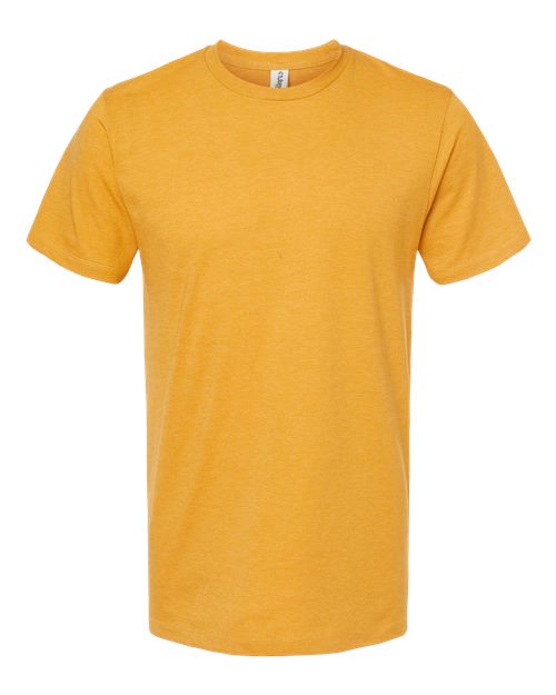 Men's Premium Cotton Blend T-Shirt - Antique Gold Heather Front