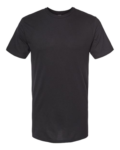 Men's Premium Cotton Blend T-Shirt - Black Front
