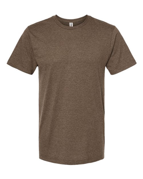 Tultex Men's Premium Cotton Blend T-Shirt - Brown Heather Front