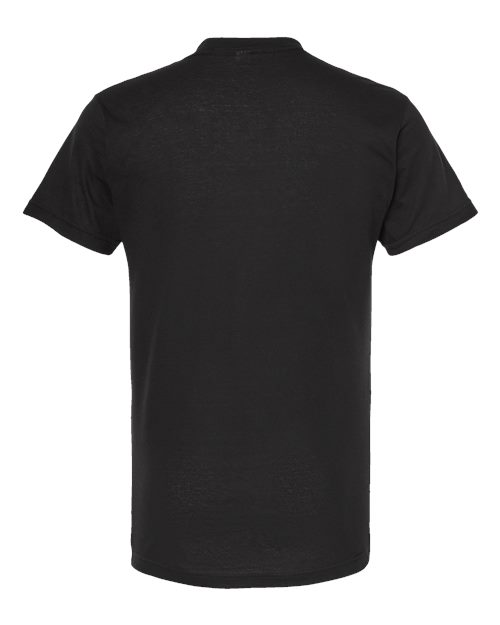 Men's Poly-Rich V-Neck T-Shirt - Black Back