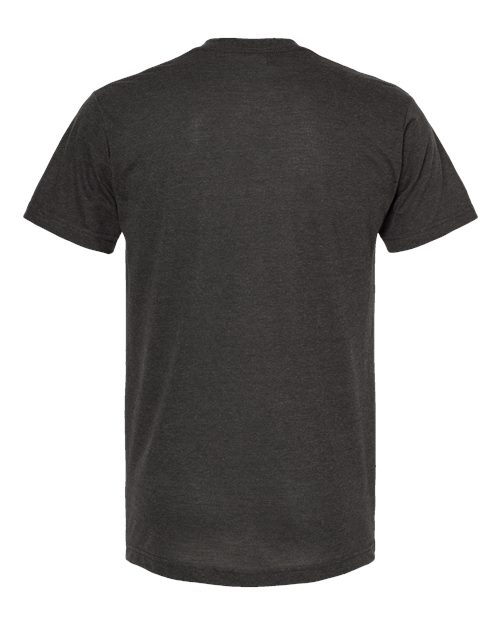 Men's Poly-Rich V-Neck T-Shirt - Heather Graphite Back