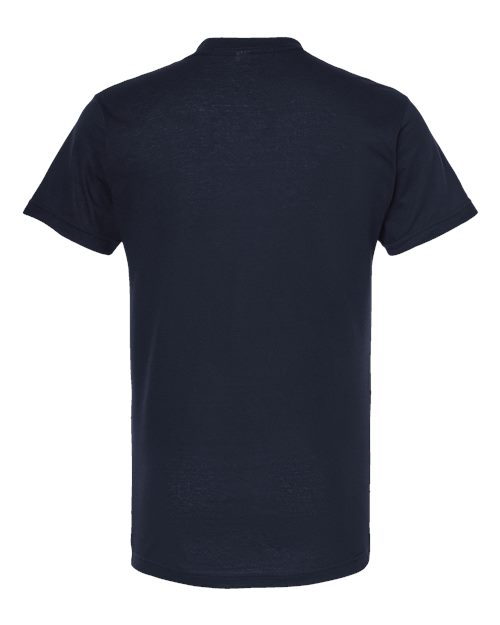 Men's Poly-Rich V-Neck T-Shirt - Navy Back