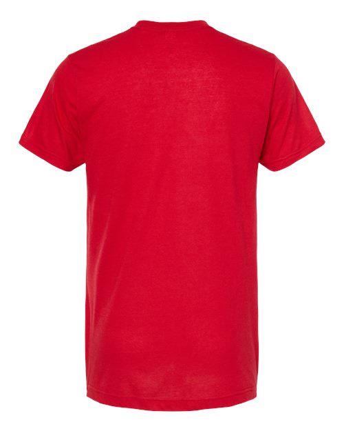 Men's Poly-Rich V-Neck T-Shirt - Red Back
