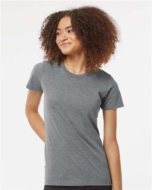 Tultex Women's Premium Cotton Blend T-Shirt - Model Front