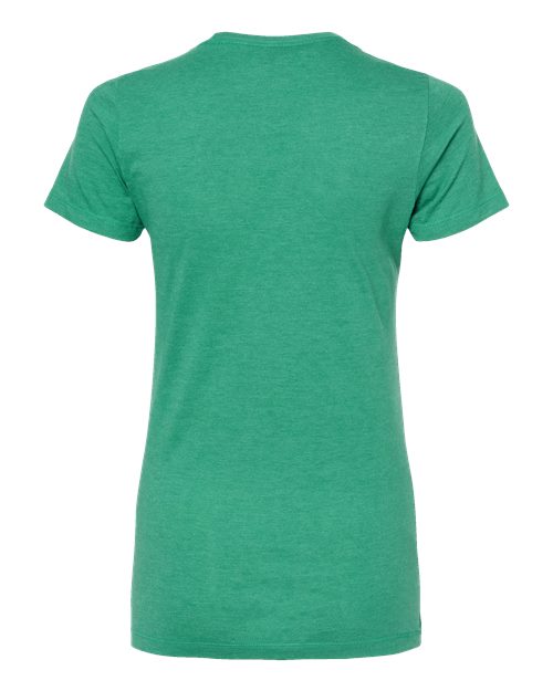 Women's Premium Cotton Blend T-Shirt - Kelly Heather Back