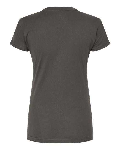 Women's Fine Jersey Slim Fit T-Shirt - Charcoal Back
