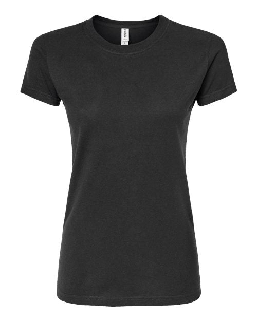 Tultex Women's Fine Jersey Slim Fit T-Shirt - Coal Front